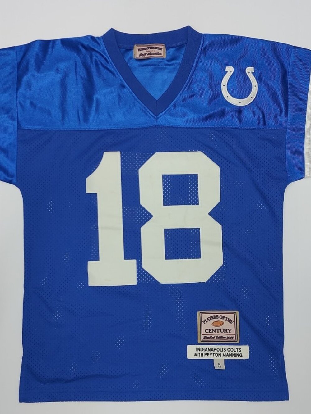 Players Of The Century Indianapolis Colts #18 Peyton Manning Jersey Men's M 48
